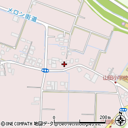 滋賀県草津市北山田町733周辺の地図