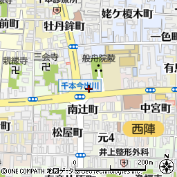 京都府京都市上京区上善寺町119周辺の地図