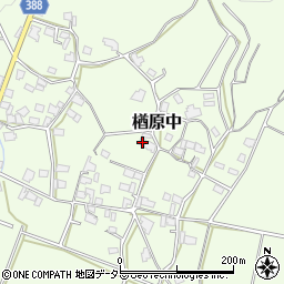 岡山県美作市楢原中497-1周辺の地図