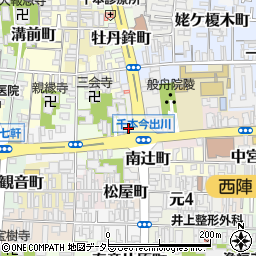 京都府京都市上京区南上善寺町147周辺の地図