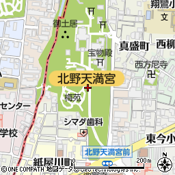 京都府京都市上京区馬喰町周辺の地図
