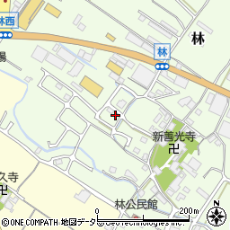 滋賀県栗東市林277-12周辺の地図