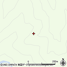 愛知県新城市海老東山周辺の地図