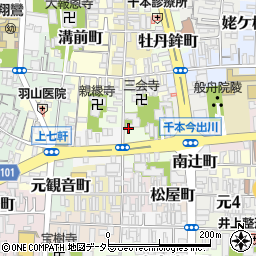京都府京都市上京区南上善寺町133周辺の地図