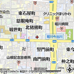 鶴屋吉信倉庫周辺の地図