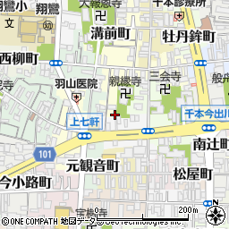 京都府京都市上京区突抜町498周辺の地図