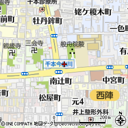 京都府京都市上京区上善寺町117周辺の地図