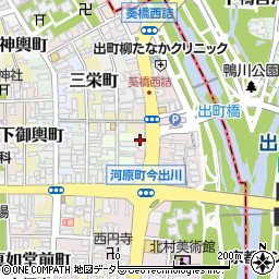 株式会社岡田商会・出町周辺の地図