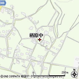 岡山県美作市楢原中555-1周辺の地図