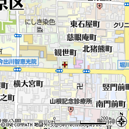 ＡＯＫＩ京都西陣店周辺の地図