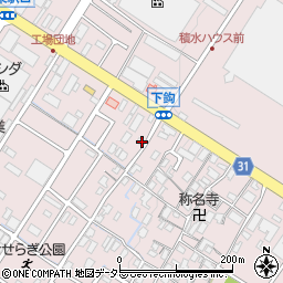 滋賀県栗東市下鈎690周辺の地図