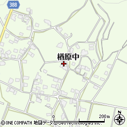 岡山県美作市楢原中498-1周辺の地図