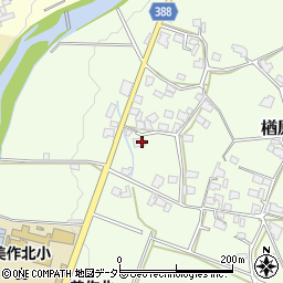 岡山県美作市楢原中942-3周辺の地図