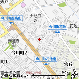 愛知県刈谷市今川町花池156周辺の地図