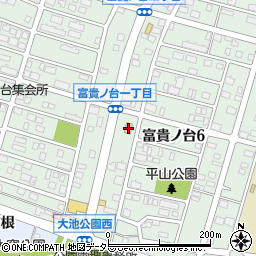 ファミリーマート東海富貴ノ台店周辺の地図