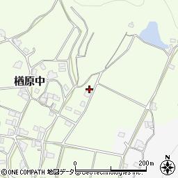 岡山県美作市楢原中526周辺の地図