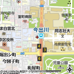 株式会社京都ライフ今出川店周辺の地図
