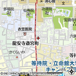 京都府京都市北区等持院北町5周辺の地図