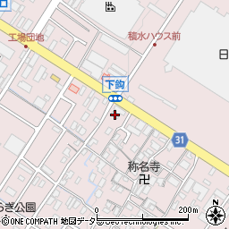滋賀県栗東市下鈎616周辺の地図