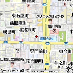 京都府京都市上京区西船橋町338周辺の地図