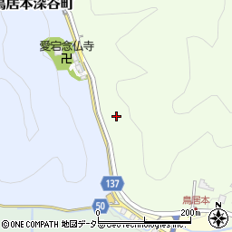 清滝鳥居本線周辺の地図