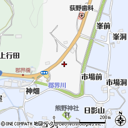 愛知県豊田市大沼町新井前西周辺の地図