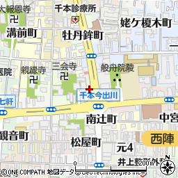京都府京都市上京区上善寺町110周辺の地図