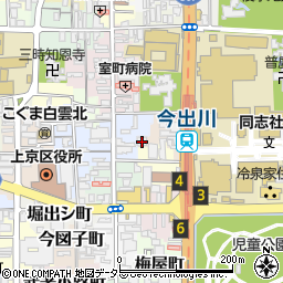 京都府京都市上京区御所八幡町254周辺の地図