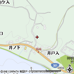 愛知県豊田市花沢町ヌマ周辺の地図