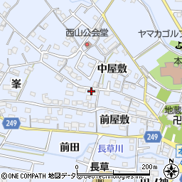 愛知県大府市長草町前屋敷48周辺の地図