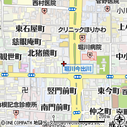 京都府京都市上京区南舟橋町周辺の地図