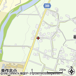 岡山県美作市楢原中339周辺の地図