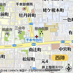 京都信用金庫西陣支店周辺の地図