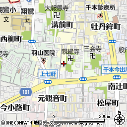 京都府京都市上京区突抜町501周辺の地図