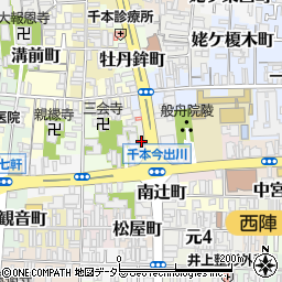 京都府京都市上京区上善寺町107周辺の地図