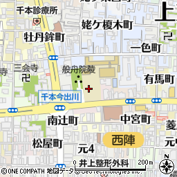 京都府京都市上京区般舟院前町周辺の地図