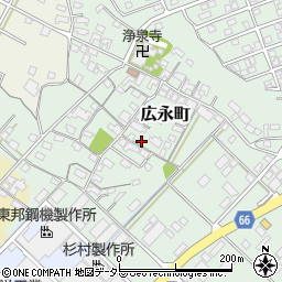 三重県四日市市広永町548-2周辺の地図
