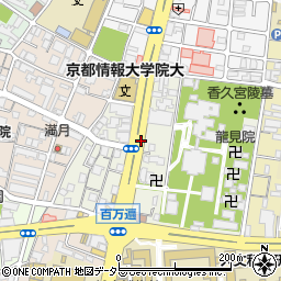 京都府京都市左京区田中門前町周辺の地図