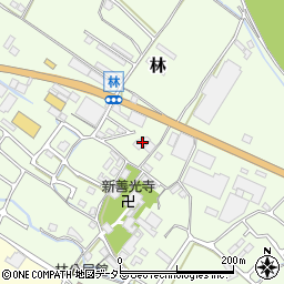 滋賀県栗東市林485周辺の地図
