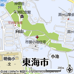 愛知県東海市荒尾町小池108周辺の地図