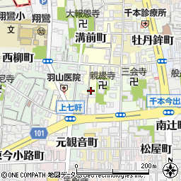 京都府京都市上京区突抜町502周辺の地図