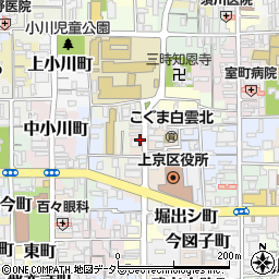 京都府京都市上京区元新在家町周辺の地図