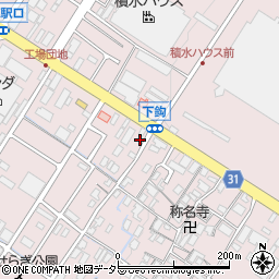 滋賀県栗東市下鈎681-5周辺の地図