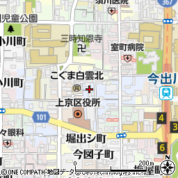 京都府京都市上京区畠山町周辺の地図