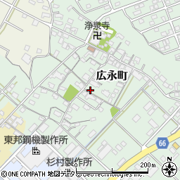 三重県四日市市広永町548-1周辺の地図