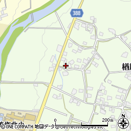 岡山県美作市楢原中341周辺の地図