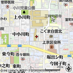 京都府京都市上京区元本満寺町周辺の地図