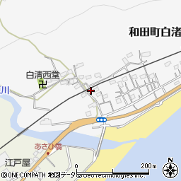 千葉県南房総市和田町白渚600-1周辺の地図