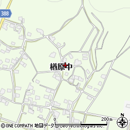 岡山県美作市楢原中556-2周辺の地図