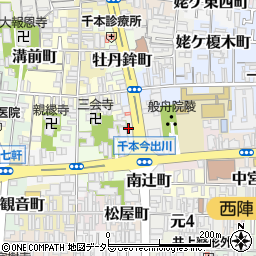京都府京都市上京区上善寺町100周辺の地図